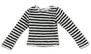 Stripes T-shirt (Black x White), Azone, Accessories, 1/6, 4582119987121